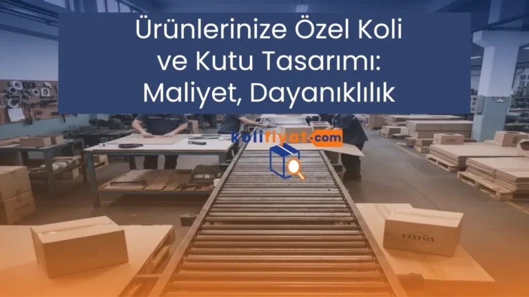 Özel koli ve kutu tasarımı ile maliyet ve dayanıklılığı optimize edilmiş ambalaj çözümleri