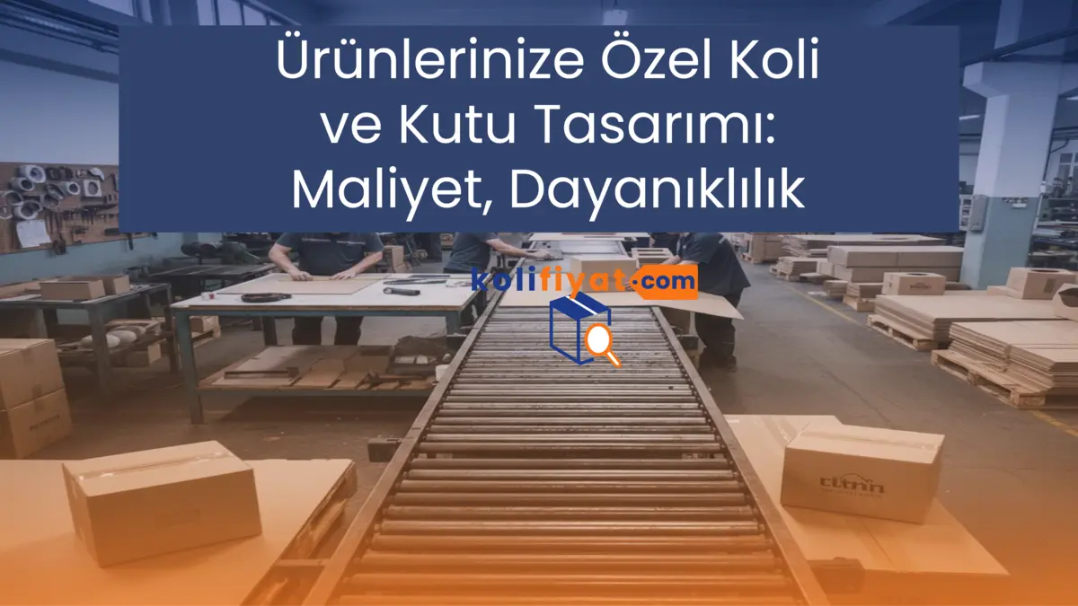 Özel koli ve kutu tasarımı ile maliyet ve dayanıklılığı optimize edilmiş ambalaj çözümleri